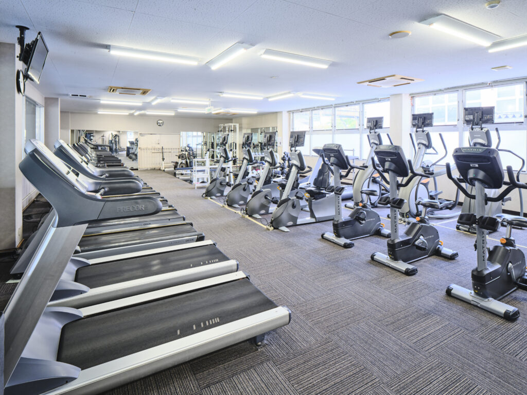 ジムの有酸素運動エリア