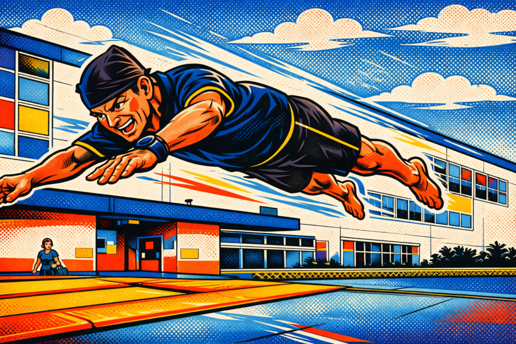 青空トランポリン教室ハセアニのお手本プレイ