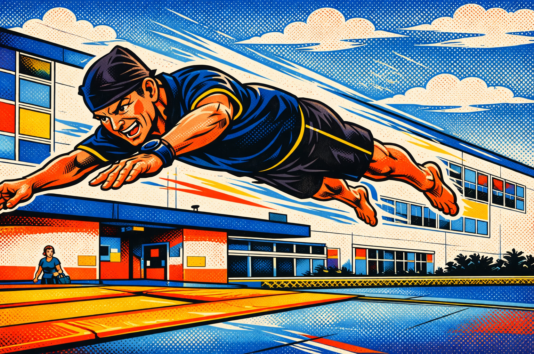 青空トランポリン教室ハセアニのお手本プレイ